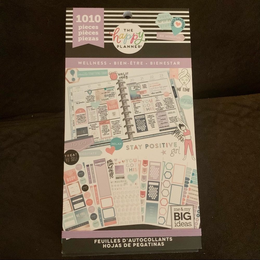 The Happy Planner Sticker Book-Wellness